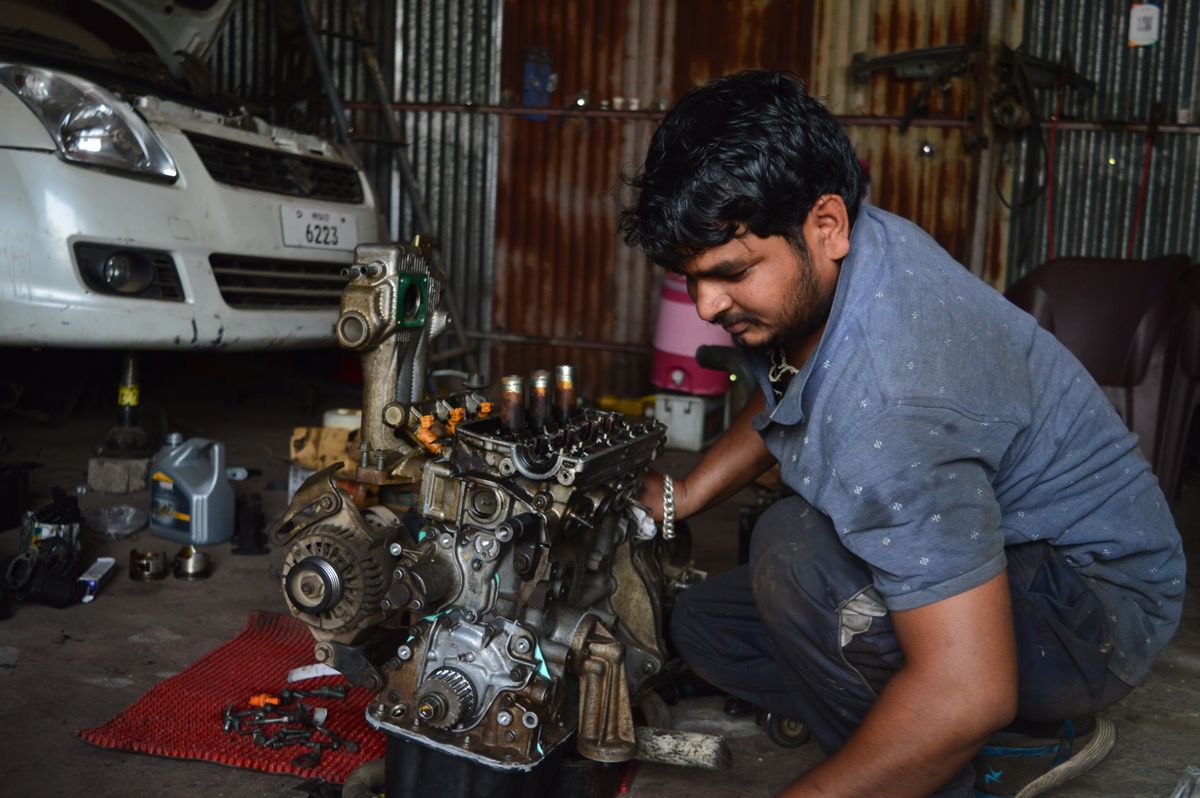 Reparación de motor
